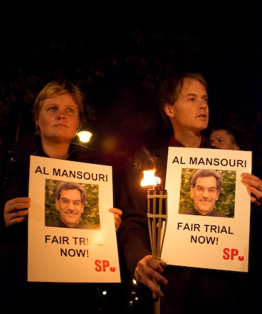 Vigil for Al Mansouri