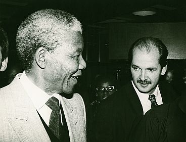 Nelson Mandela en Jan Marijnissen