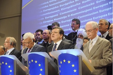 Barroso, Buzek en Van Rompuy