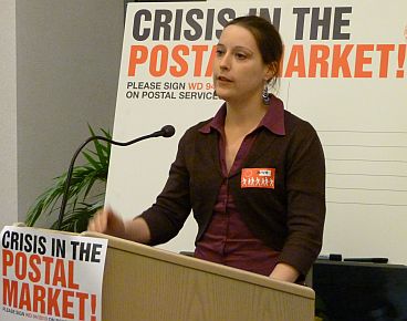 Cornelia Berger of international postal workers’ trade union federation